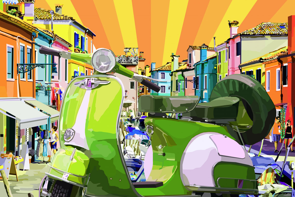 Thevespa Poster och Canvastavla