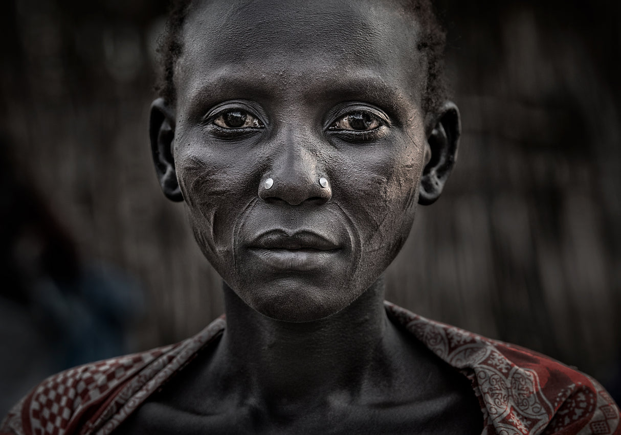 Sadness of a Laarim ethnic woman Poster och Canvastavla