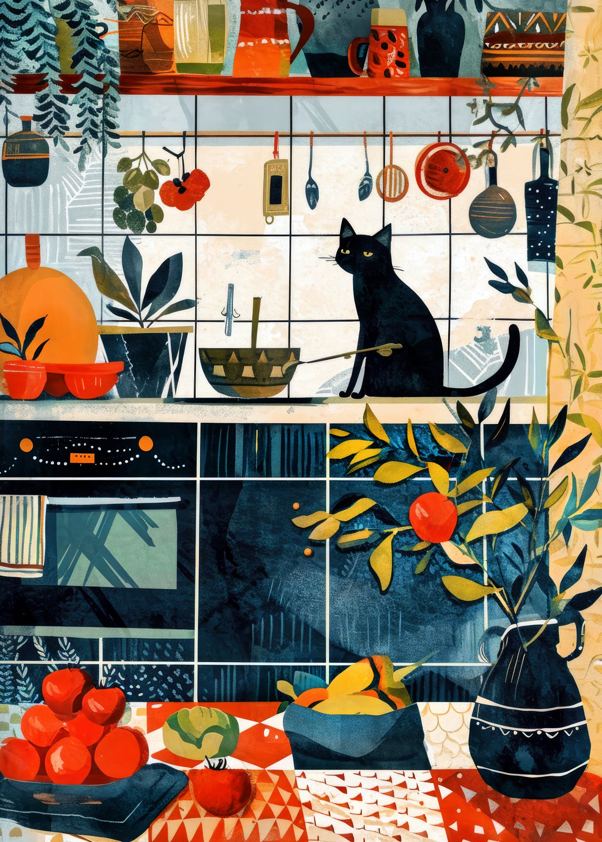Cat's life 4 Poster och Canvastavla