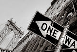 Manhattan Bridge One Way Poster och Canvastavla