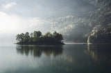 Morning Fog Clearing Poster och Canvastavla