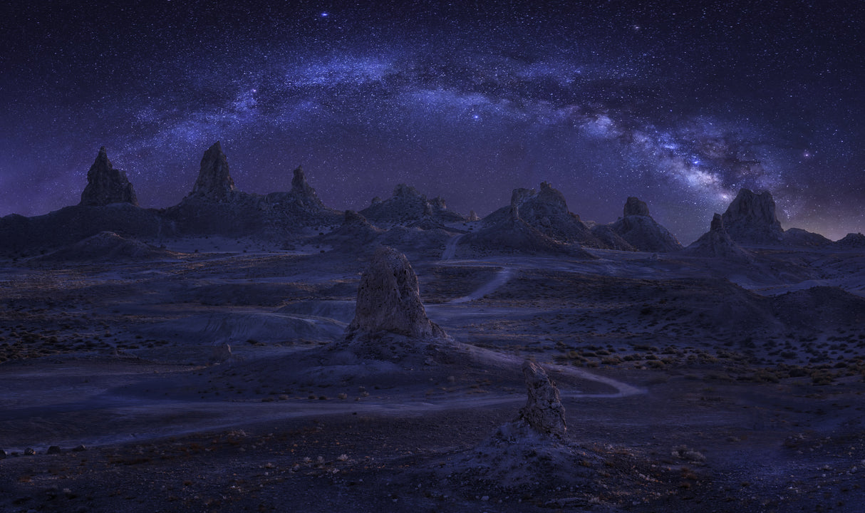 Milky Way Over The Magic Land Poster och Canvastavla