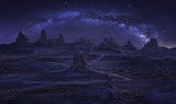 Milky Way Over The Magic Land Poster och Canvastavla