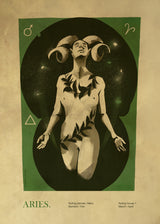 Aries print Poster och Canvastavla