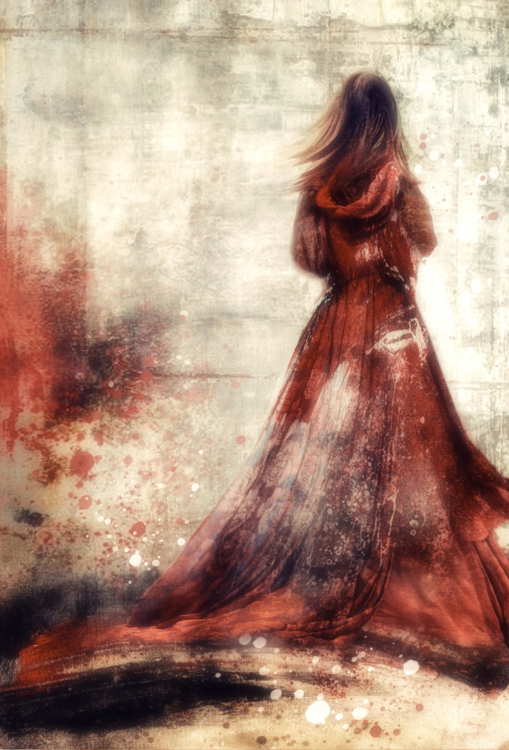 She'll wear the red dress.... Poster och Canvastavla