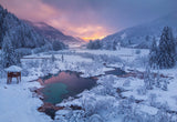 Winter morning Poster och Canvastavla