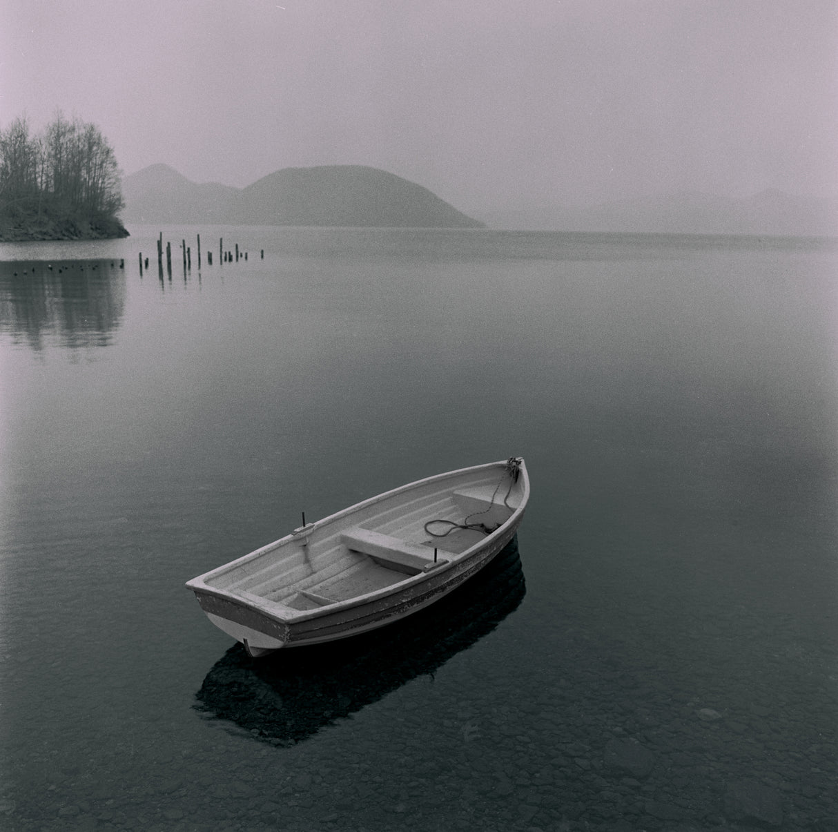 A boat without oar Poster och Canvastavla