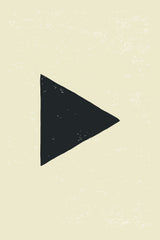 Black Minimal Shapes Series #1 Poster och Canvastavla
