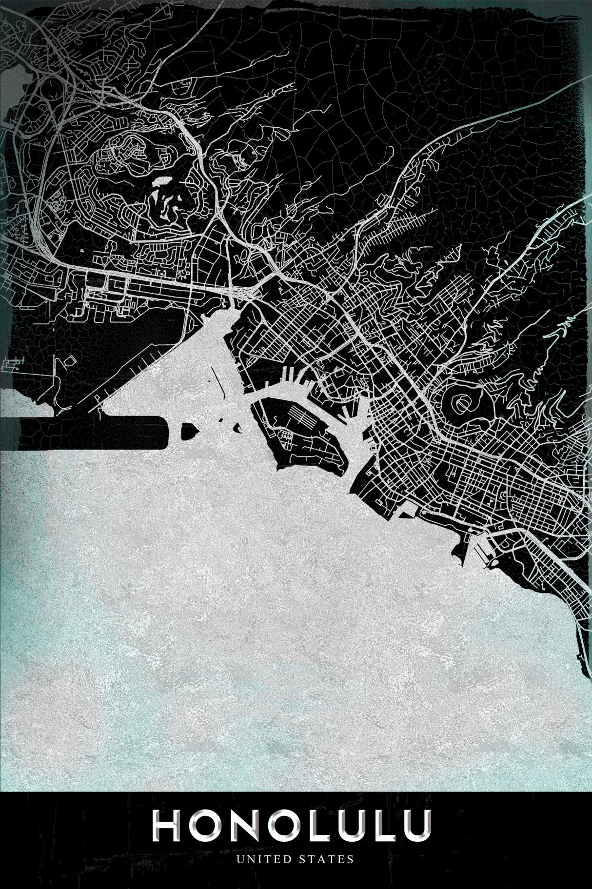 HONOLULU Poster och Canvastavla