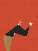 Waiter Poster och Canvastavla