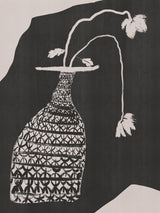 Monochrome Vase Still Life Poster och Canvastavla