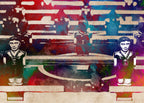 Football player sport art Poster och Canvastavla