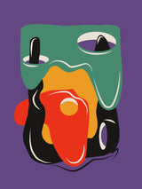 Surreal Liquid Abstract Poster och Canvastavla