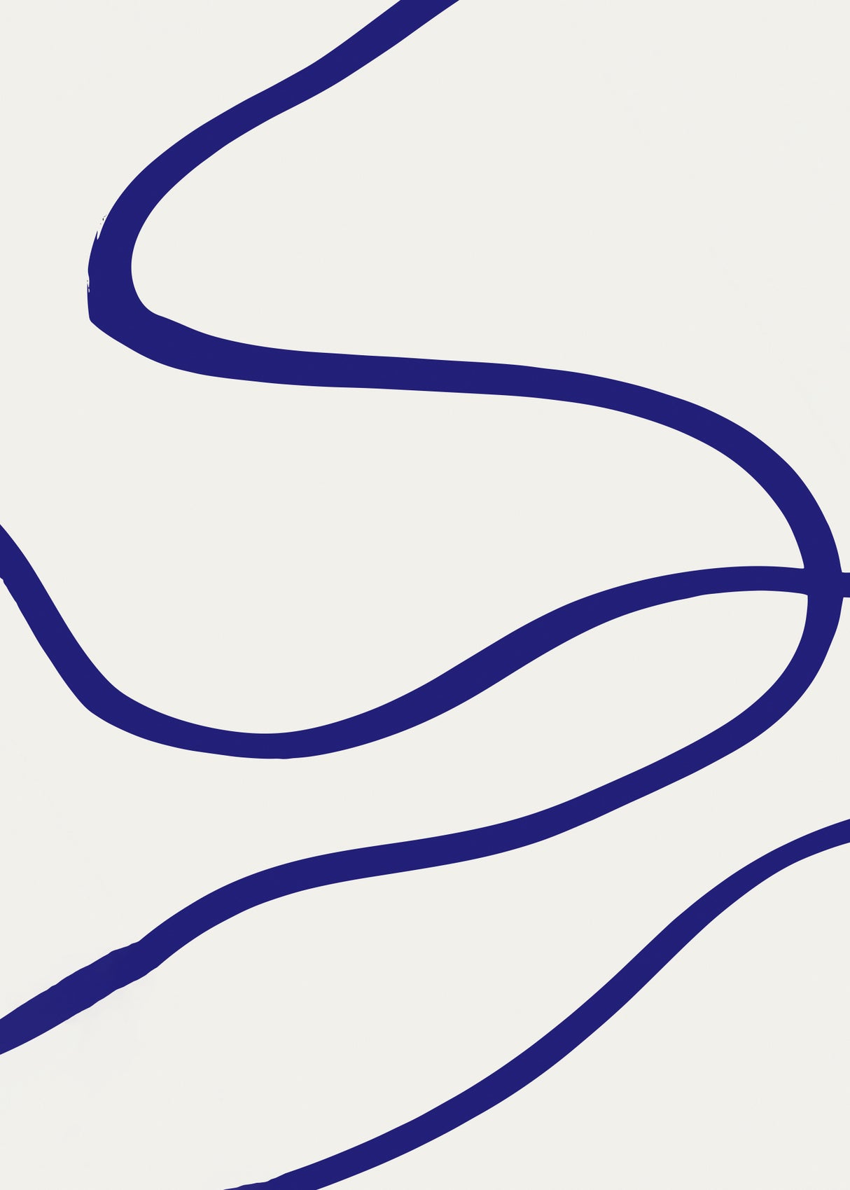 Blue Lines Poster och Canvastavla