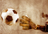 Football Soccer Sport Art 4 Poster och Canvastavla