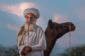 Shepherd at sunset Poster och Canvastavla
