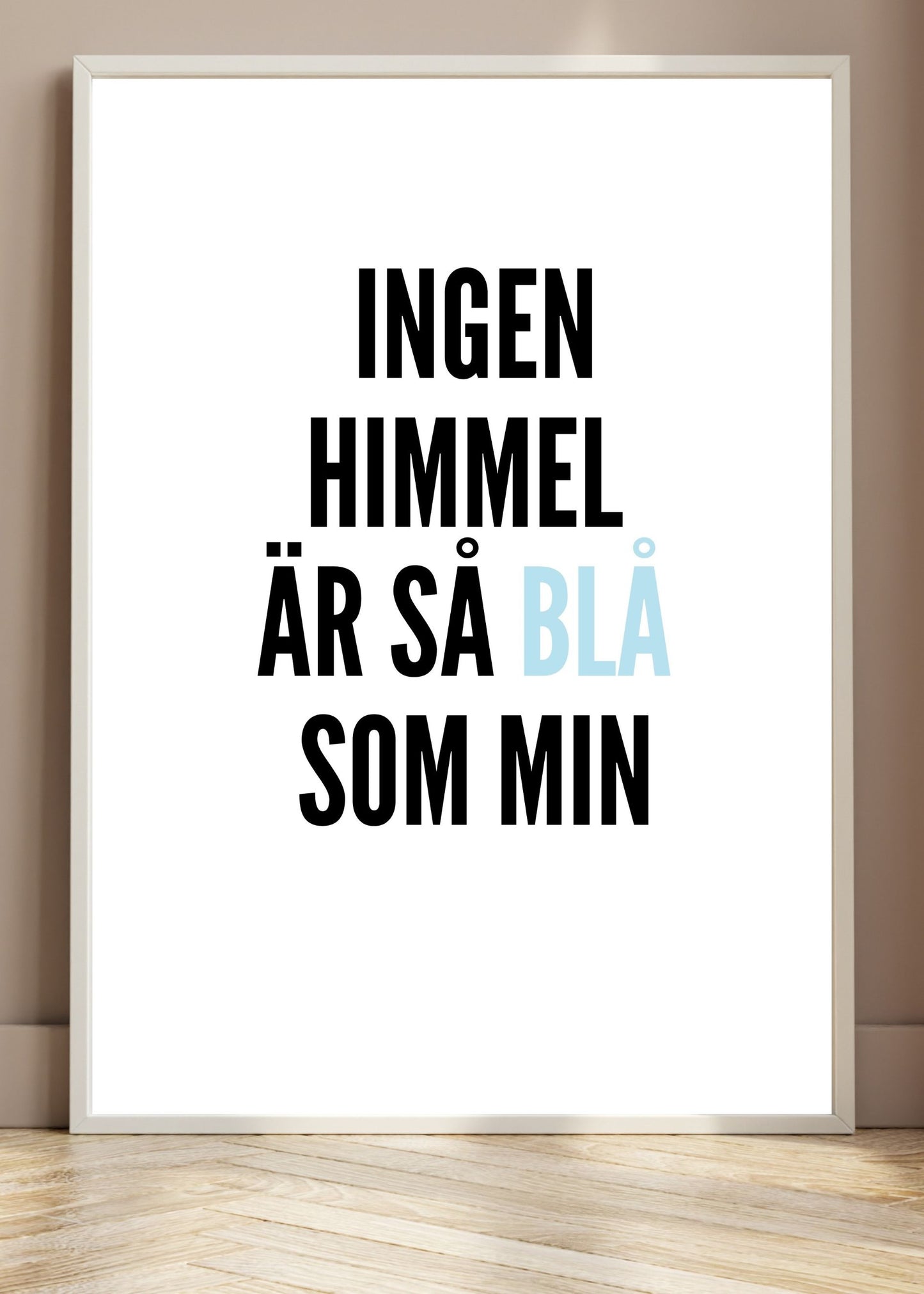 Malmö FF - Ingen himmel är så blå som min poster