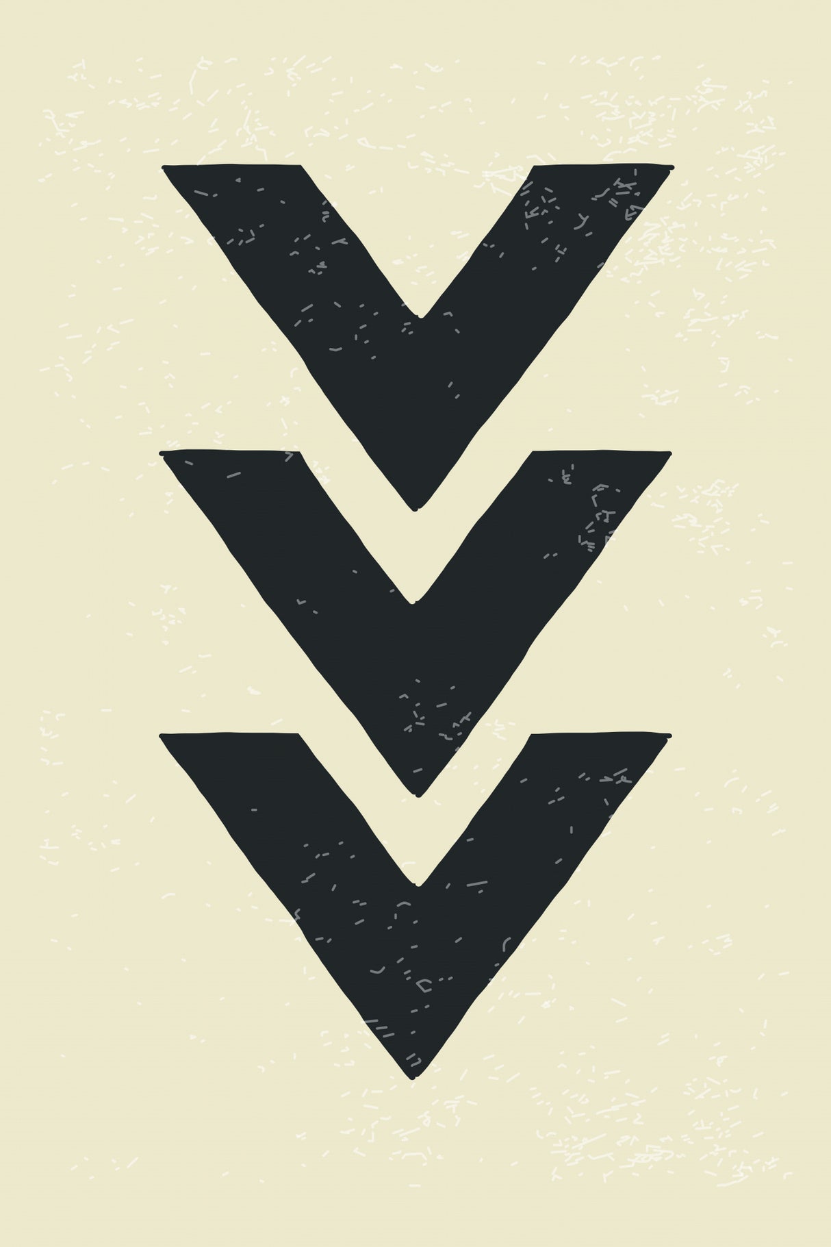 Abstract Triangles #2 Poster och Canvastavla
