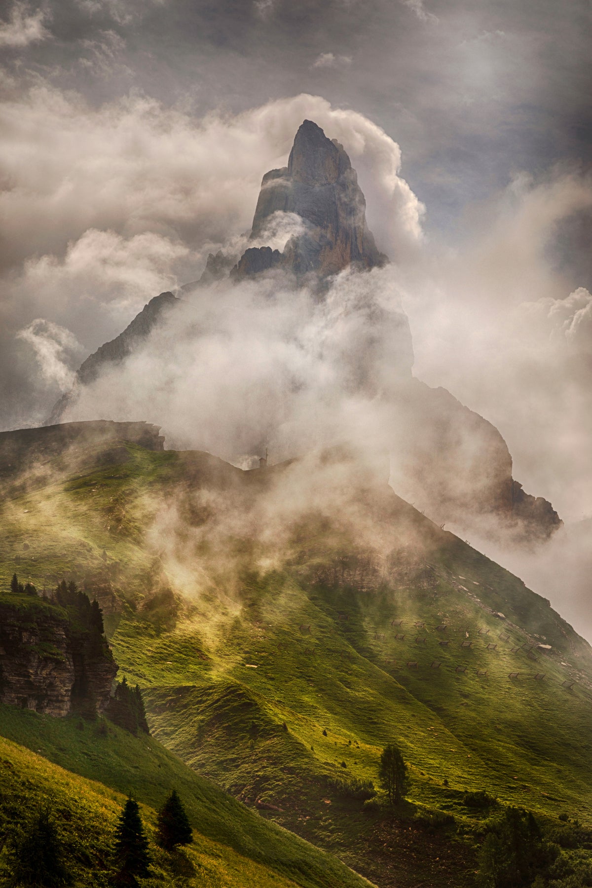 Cimon della Pala Poster och Canvastavla