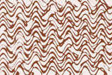Wavey Beige Pattern Square Poster och Canvastavla