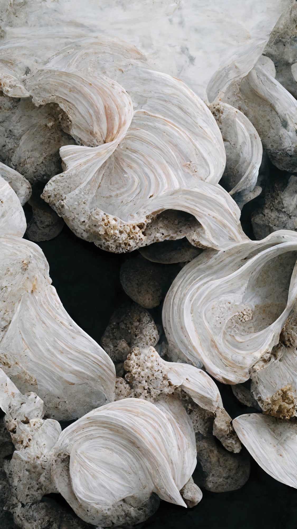 Sea Shells Detail No 2 Poster och Canvastavla