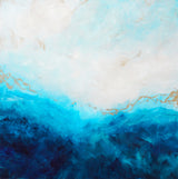 Blue Sea, golden Sunlight 1 Poster och Canvastavla