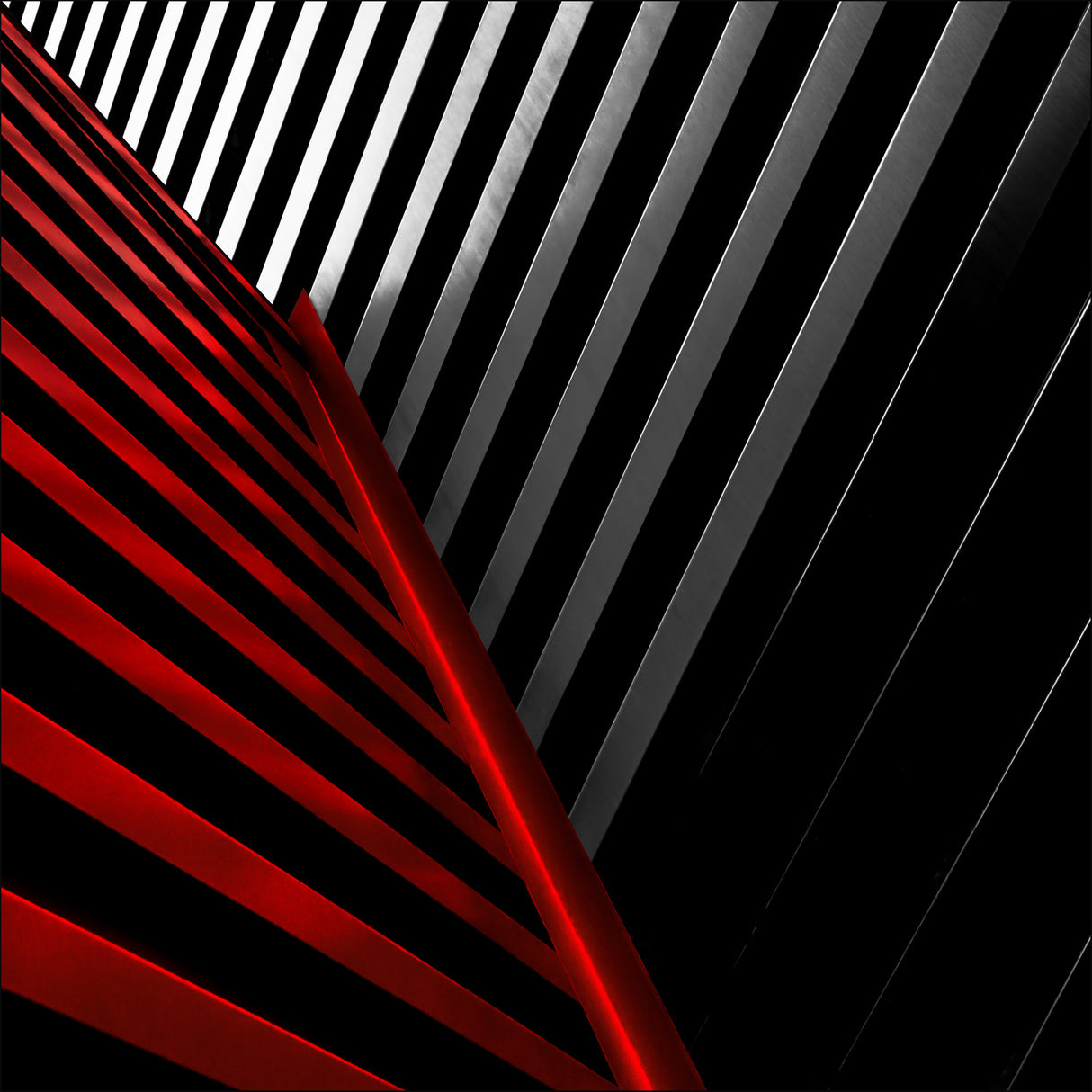silver red Poster och Canvastavla