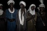 Gerewol festival by night-I - Niger Poster och Canvastavla