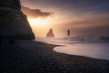 Reynisfjara sunrise Poster och Canvastavla