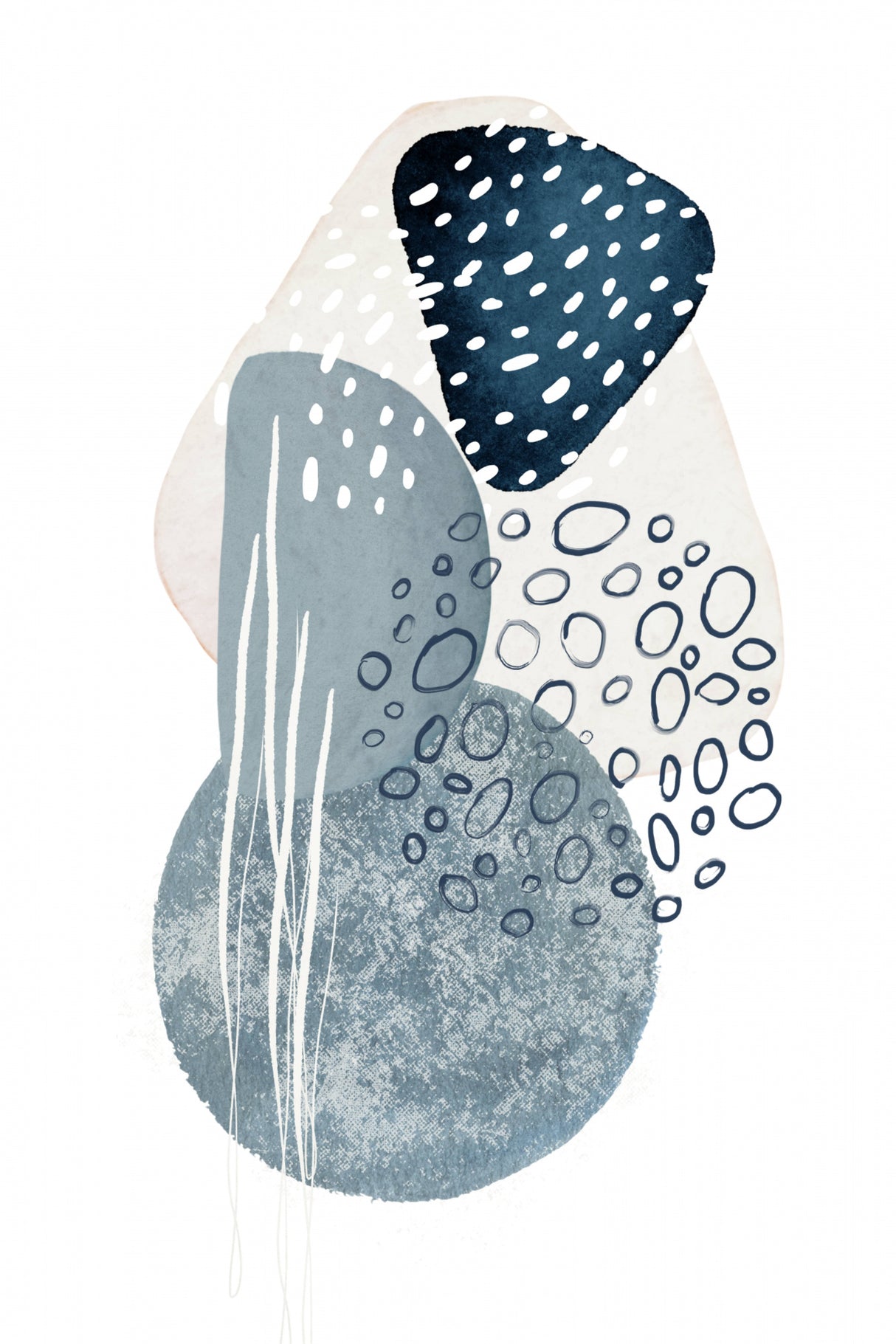 Pools of Blue-2 Poster och Canvastavla