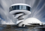 Niemeyer blue Poster och Canvastavla