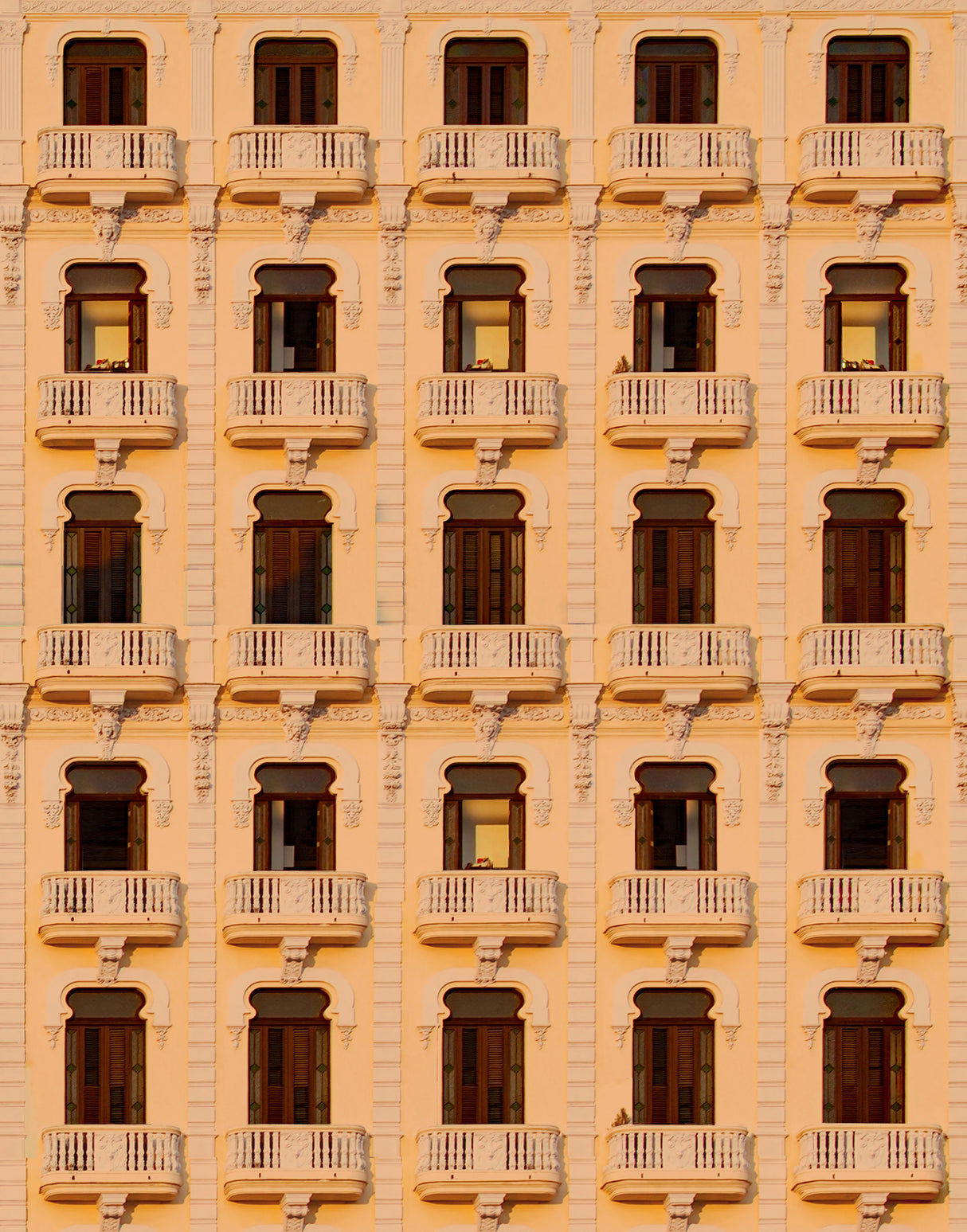 Window facade Poster och Canvastavla