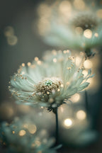 Mint Flower Poster och Canvastavla