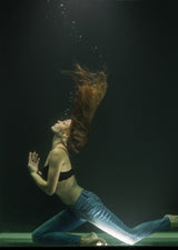 underwater artistic portrait shooting Poster och Canvastavla