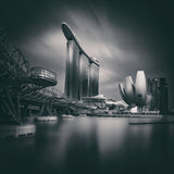 Singapore  skyline Poster och Canvastavla