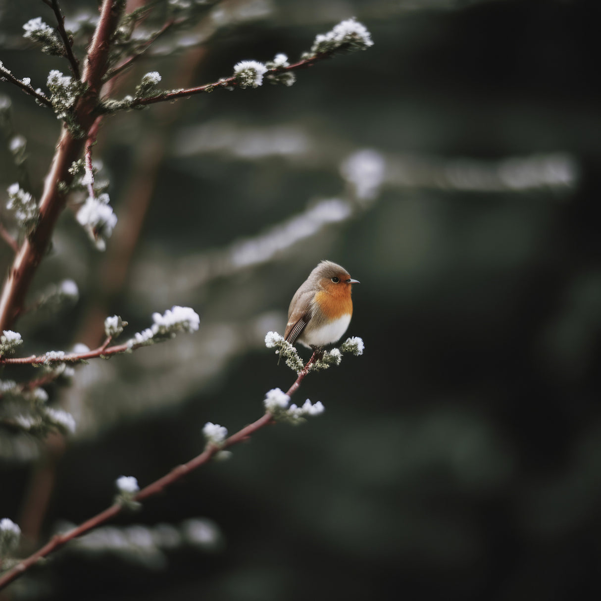 Cute Robin No 2 Poster och Canvastavla