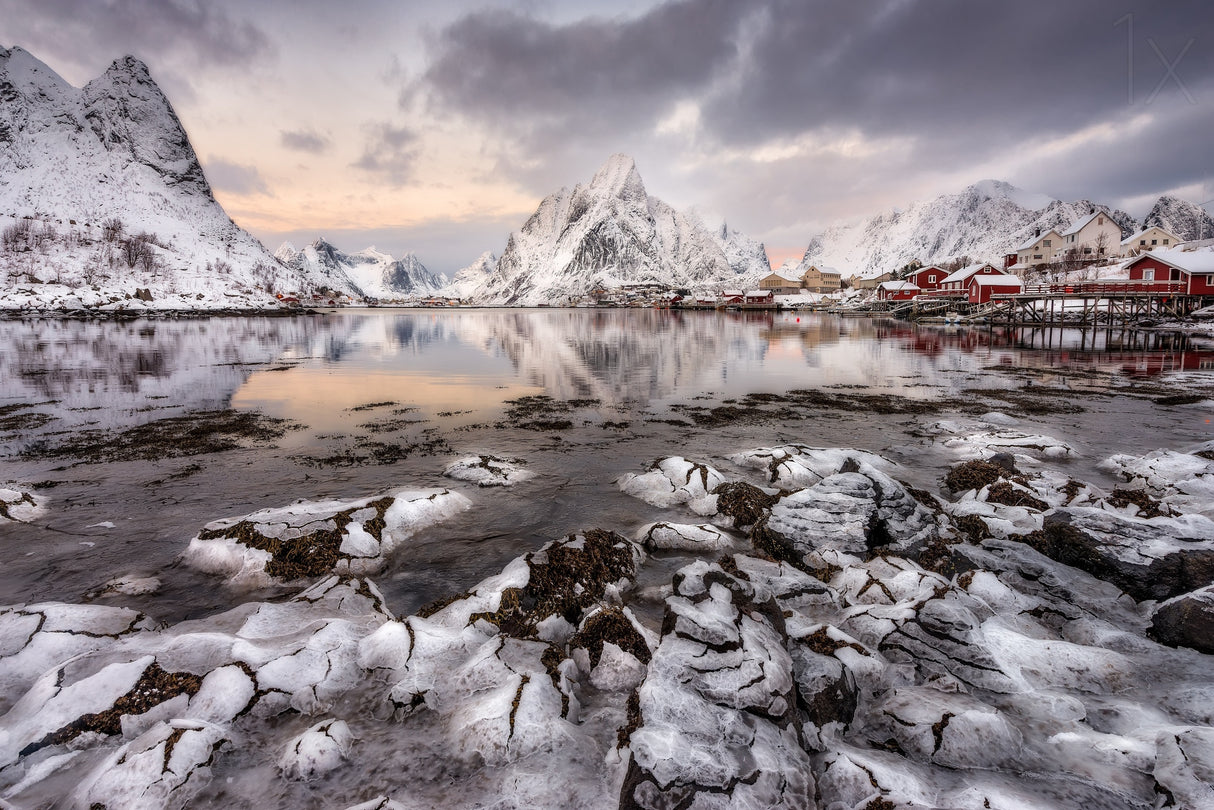 Ice Craking Poster och Canvastavla