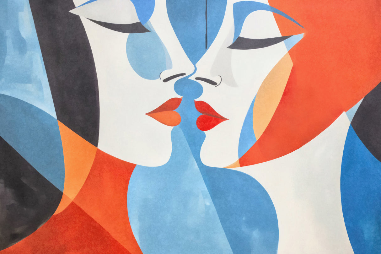 The Kiss Poster och Canvastavla