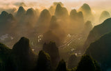 Guilin Sunrise Poster och Canvastavla