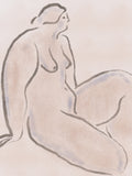 Pastel nude 06 Poster och Canvastavla