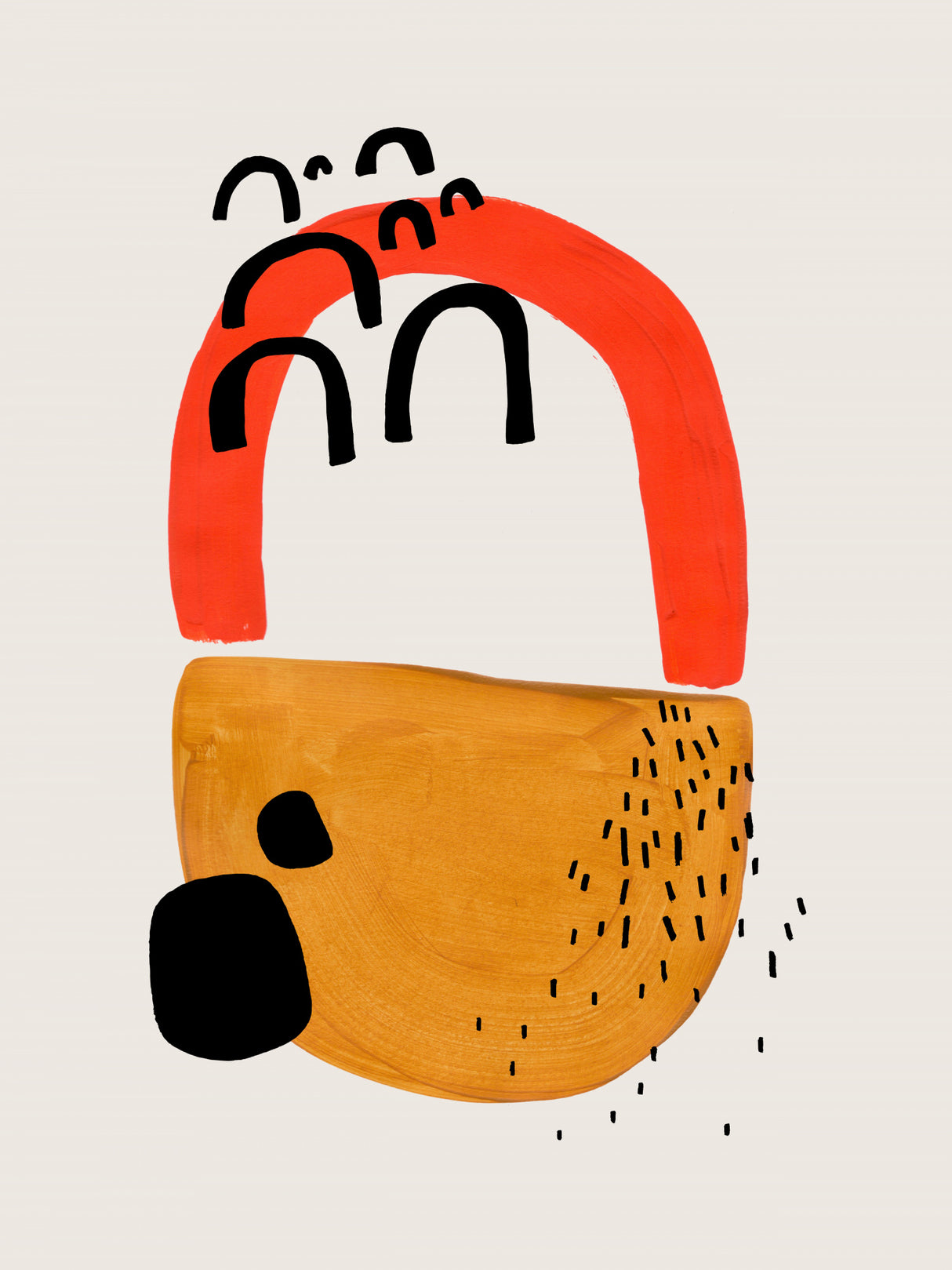 Arched Sun.png Poster och Canvastavla