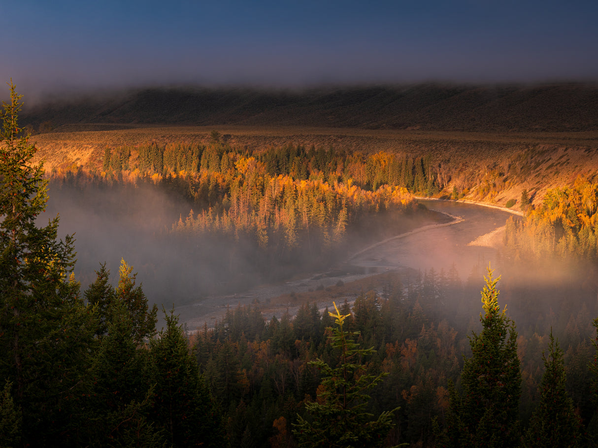 Autumn Morning Poster och Canvastavla