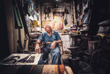 Resting blacksmith of Isfahan Poster och Canvastavla