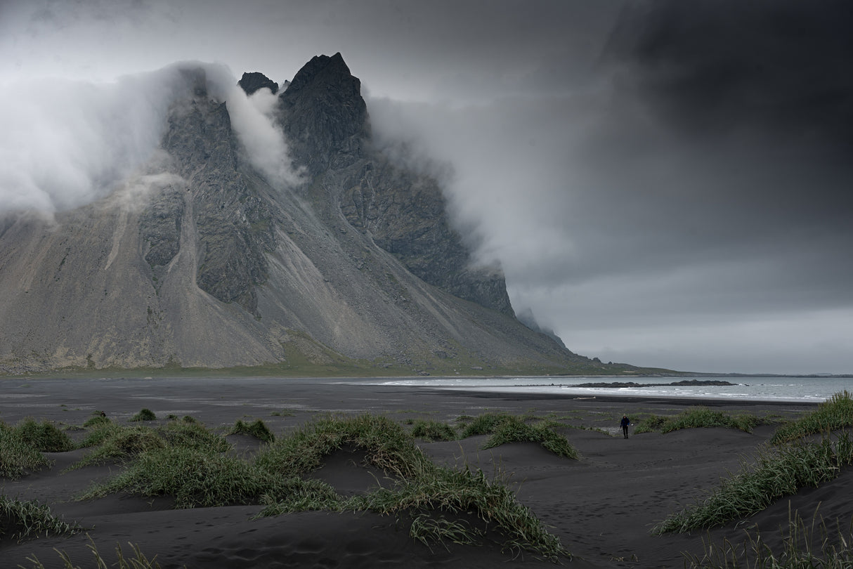 Vestahorn misty morning Poster och Canvastavla