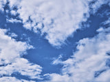 cloudy weather and sky background Poster och Canvastavla