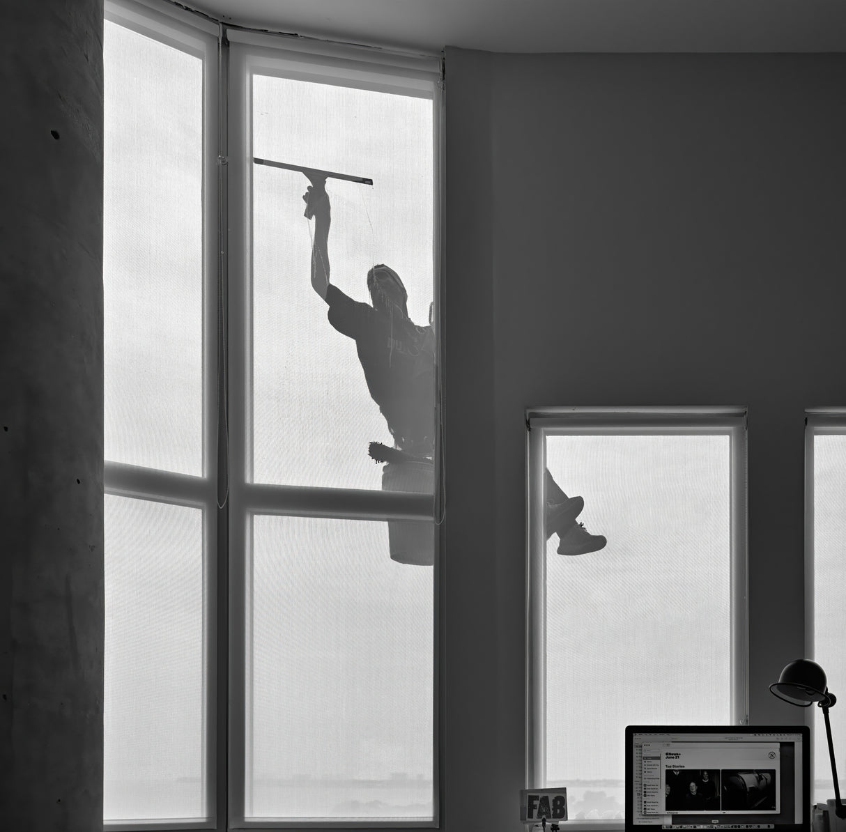 Washing Windows Poster och Canvastavla