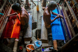 Weaving industry worker Poster och Canvastavla