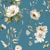 Wall Mural Wh 3 4096 Blue Poster och Canvastavla