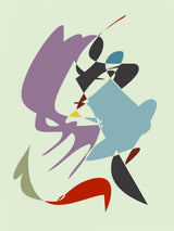 Abstract Shapes Warp Poster och Canvastavla