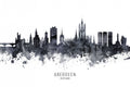 Aberdeen Scotland Skyline Poster och Canvastavla